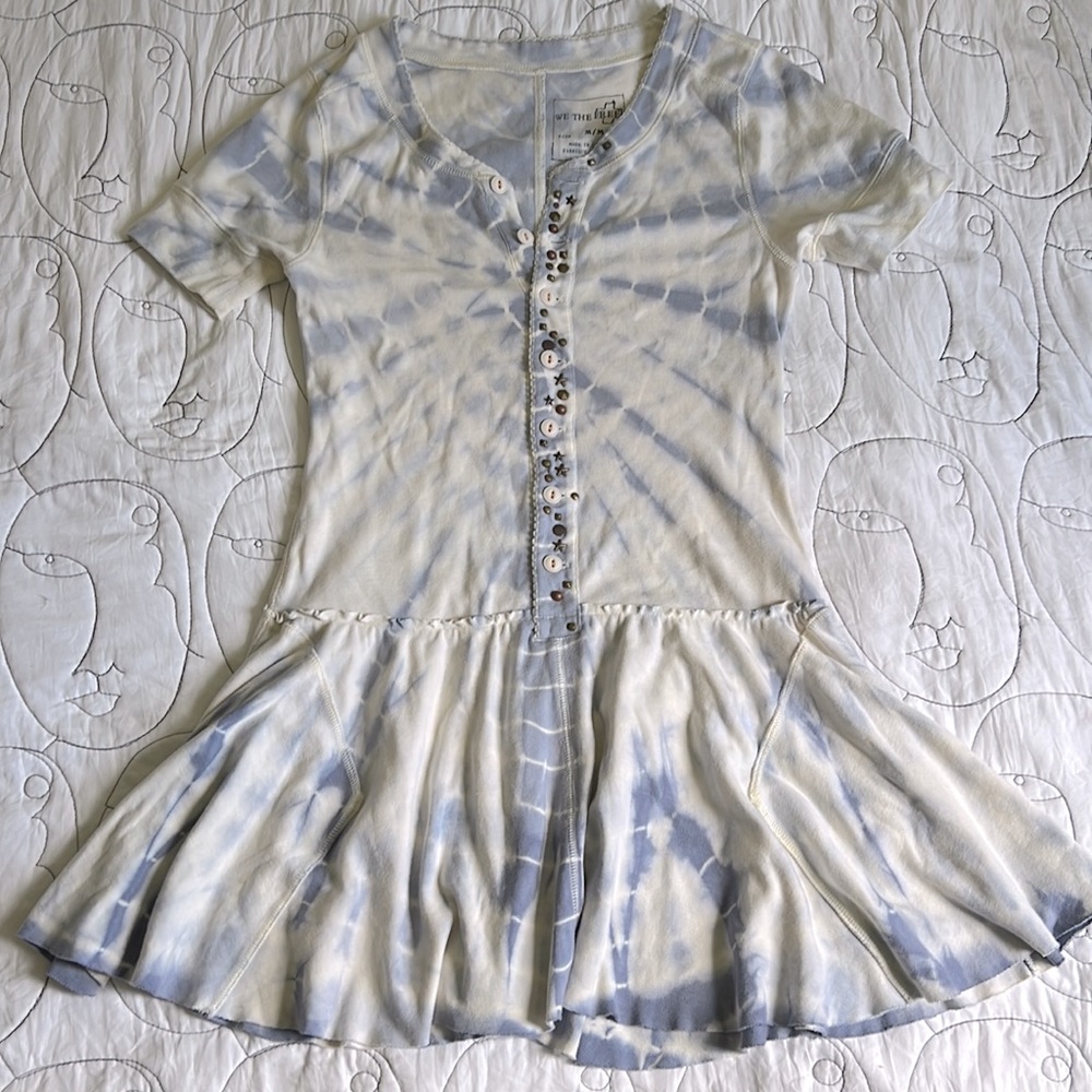 We The Free tie dye dress size M
